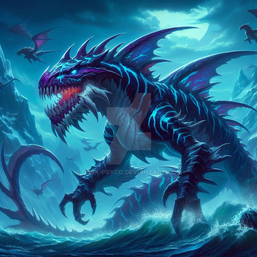 Shark Dragon by Dark-Psyco on DeviantArt