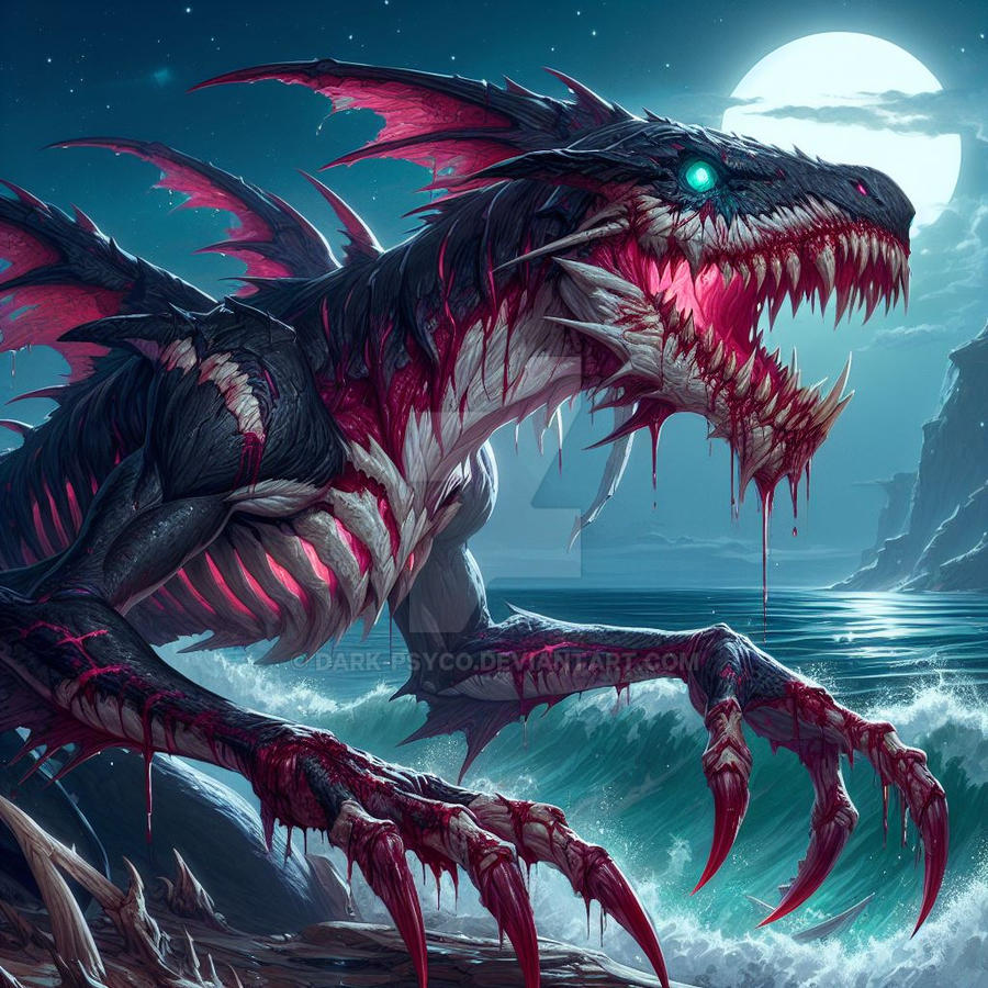 Shark Dragon by Dark-Psyco on DeviantArt
