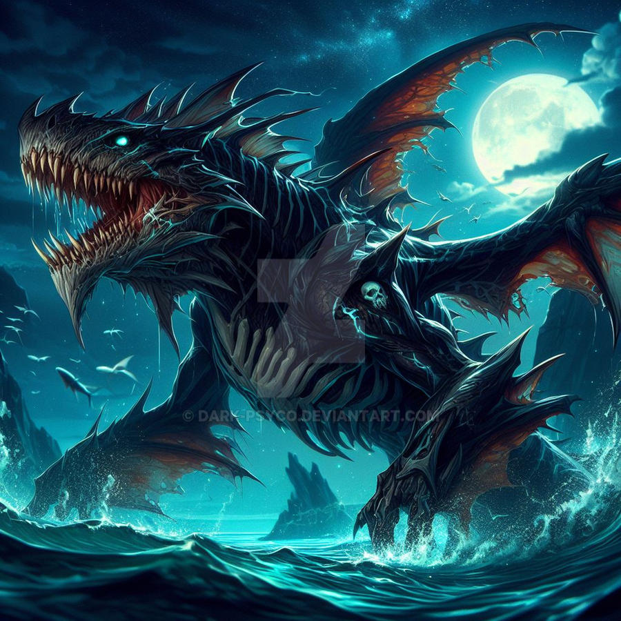 Dragon shark by Dark-Psyco on DeviantArt