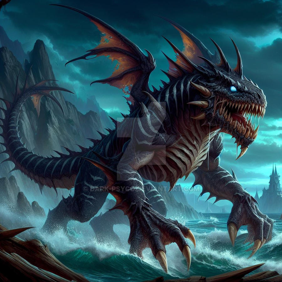 Dragon Shark by Dark-Psyco on DeviantArt