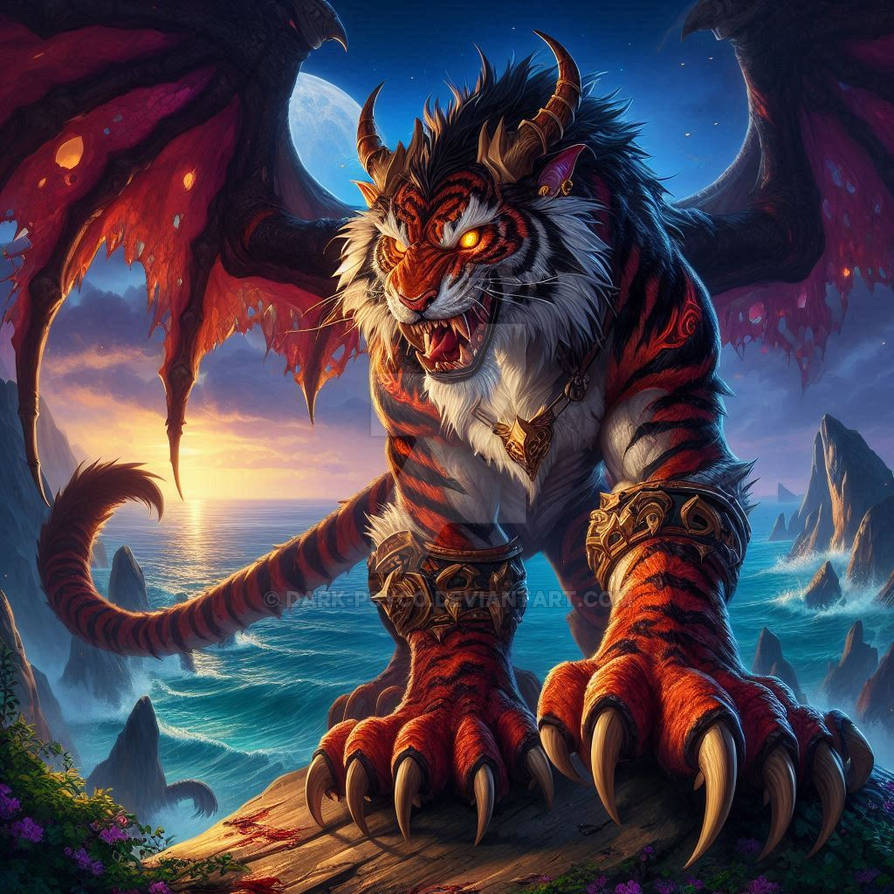 Tiger Dragon by Dark-Psyco on DeviantArt
