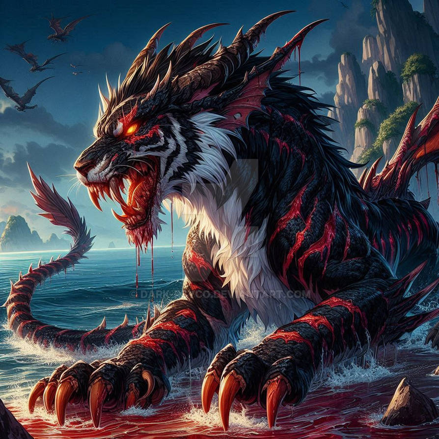 Tiger Dragon by Dark-Psyco on DeviantArt
