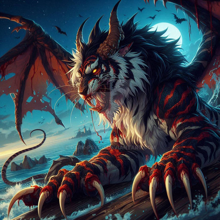 Tiger Dragon by Dark-Psyco on DeviantArt