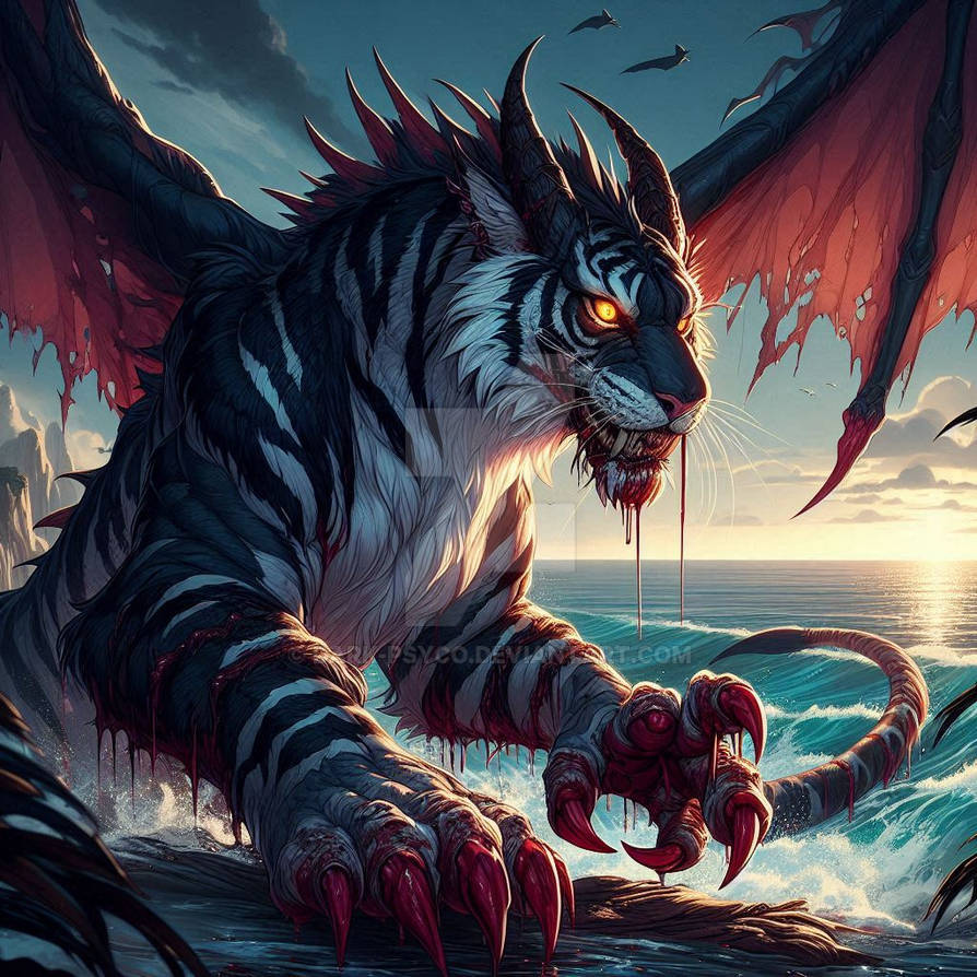 Tiger Dragon by Dark-Psyco on DeviantArt
