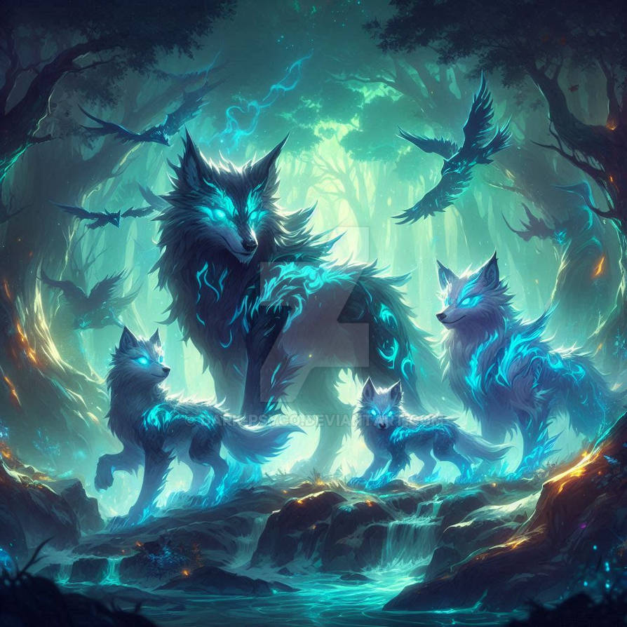 Wolf Shadow Pack Wolf pack by Dark-Psyco on DeviantArt