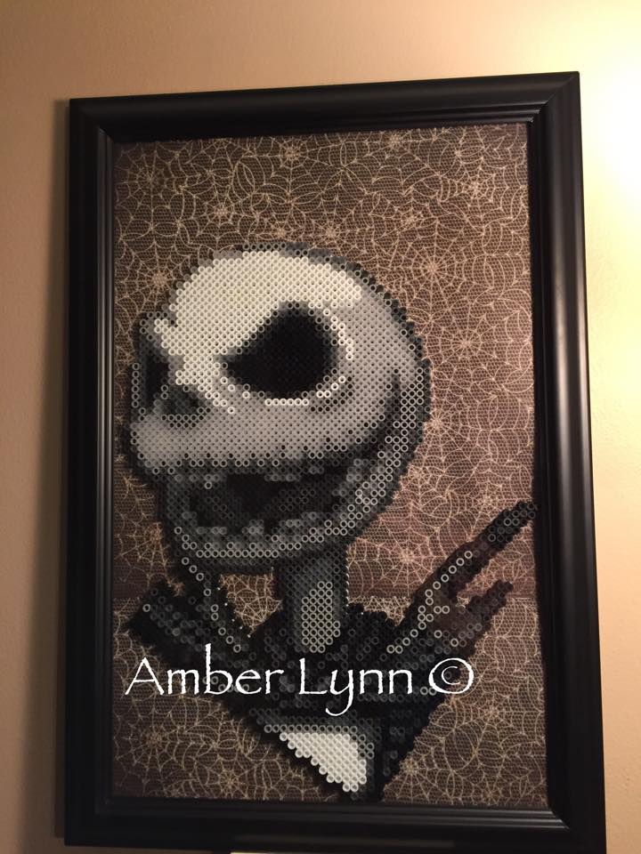 Nightmare Before Christmas Jack Perler Bead Design