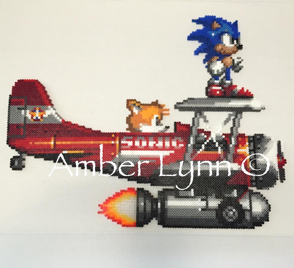 Sonic and Tails Tornado Fusion Bead Design