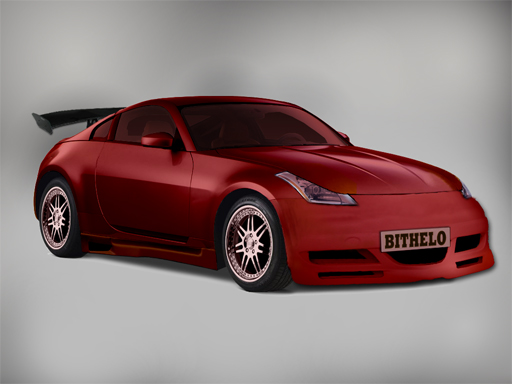 Nissan 350z - red