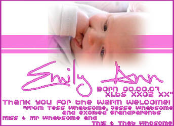 Birth announcement 2...