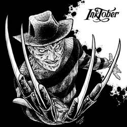 Inktober - Day 31 - Freddy Krueger (2016)