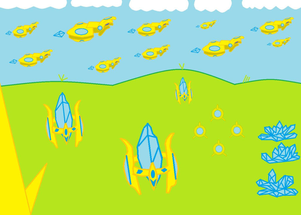 Protoss Base (SC2) by XxXFuryXxX on DeviantArt