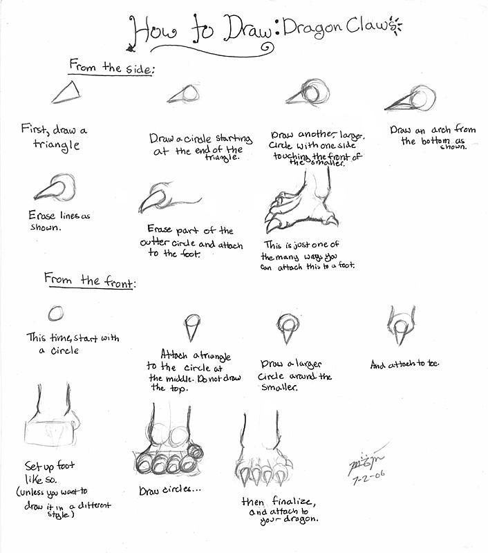 How to draw dragon claws by bladesfire on DeviantArt