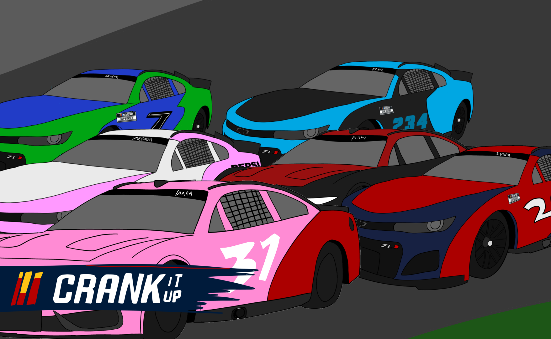 NASCAR Crank it up by IvanAvsPPfan on DeviantArt