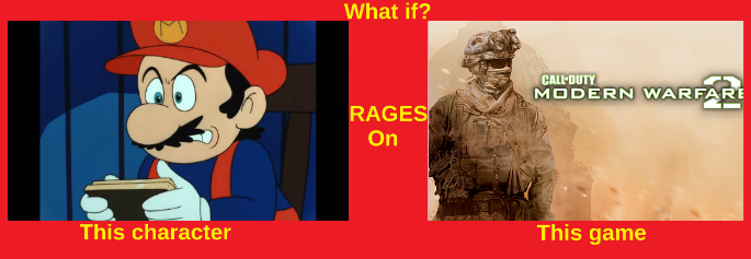 Cod Mario What if Mario RAGES on COD MW2 2009 by IvanAvsPPfan on DeviantArt