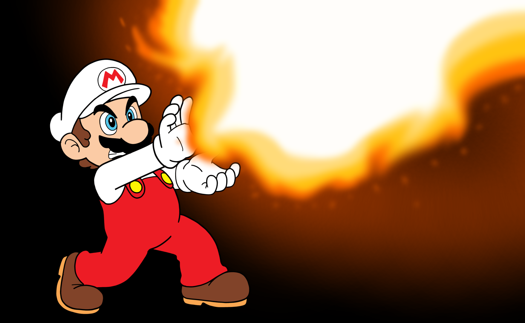 Mario Fire Fire Mario fireball by IvanAvsPPfan on DeviantArt
