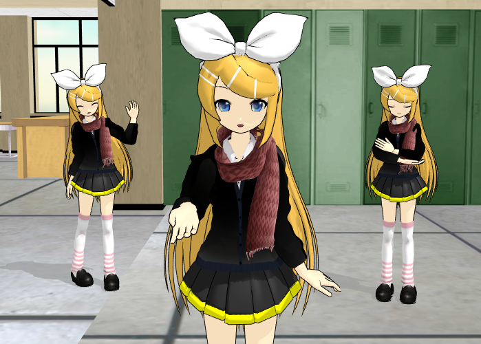 MMD Rin Kagamine by 69Sweet-Cat on DeviantArt