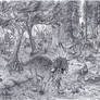 Styracosaurus herd