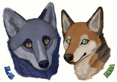 [COMM] Blas and Rusa Headshots