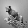 Leopard sculpture - WIP