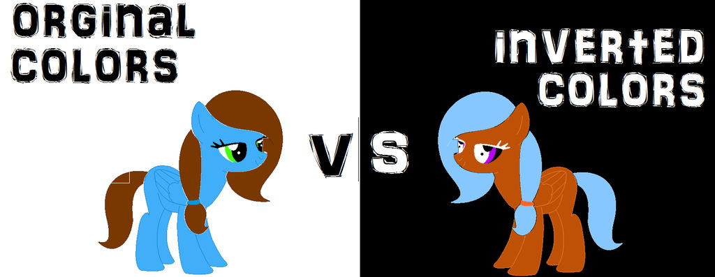 orginal colors VS inverted colors by Maripotty1 on DeviantArt