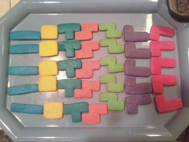 Tetris Cookies