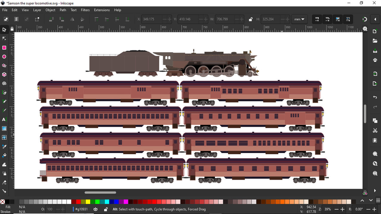 Samson Rrc Samson + custom coaches by trainses on DeviantArt