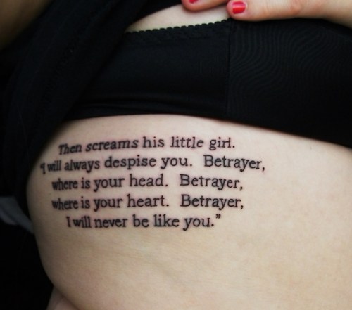 Quote Tattoo 2