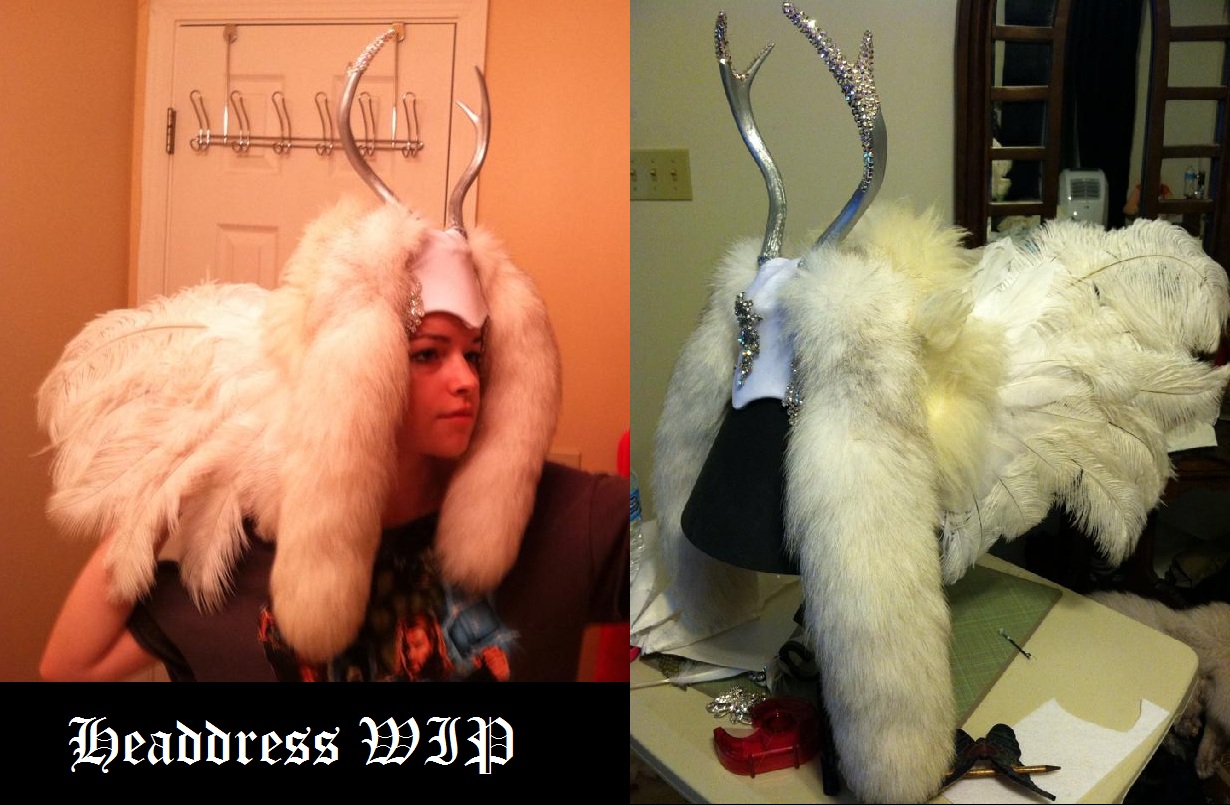 White Headdress - Work in Progress