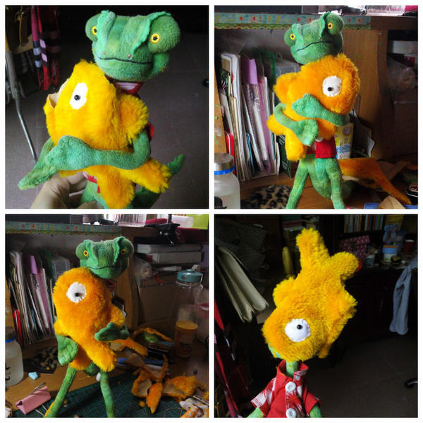 2015-1-22 Rango and Mr Timms by amoykid on DeviantArt