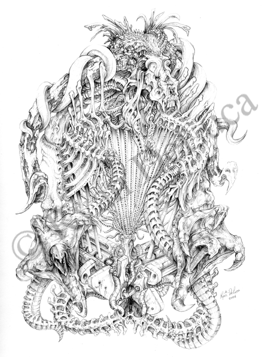 Biomechanical Bone Dragon