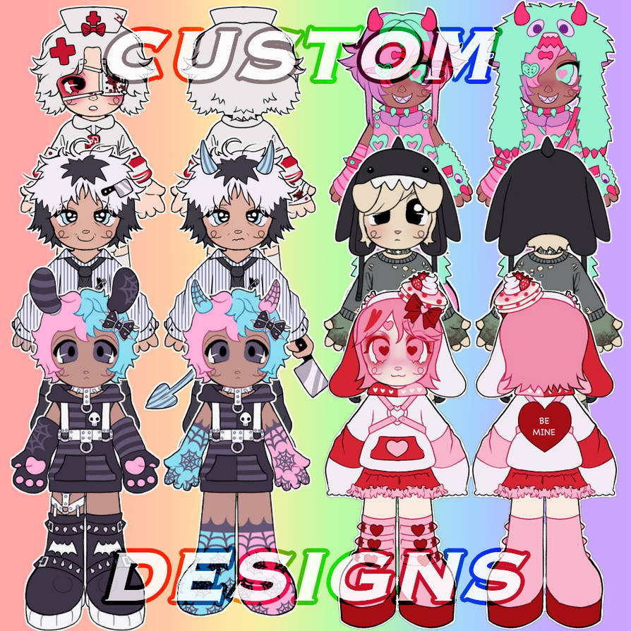 $30 CUSTOM DESIGN COMMISSIONS! by m0nst3rclaw on DeviantArt