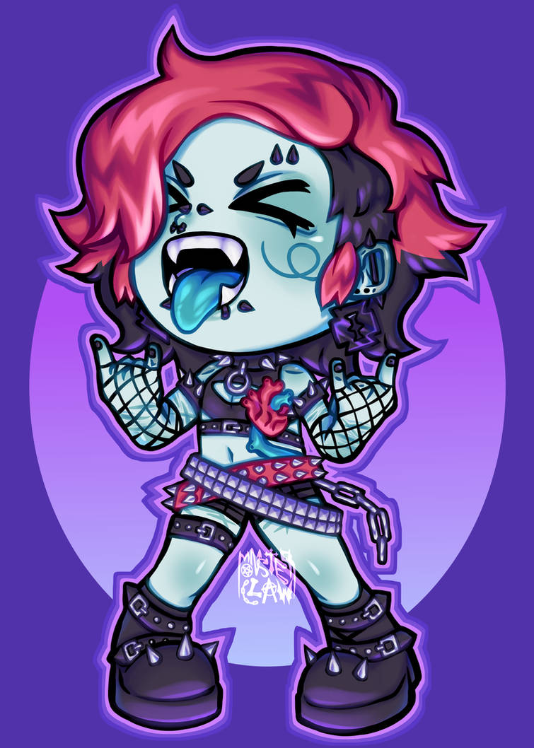 Razorblade Chibi by m0nst3rclaw on DeviantArt