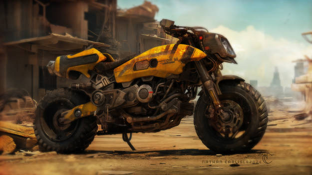 Wasteland Scavenger Motorcycle