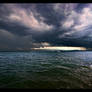 Stormy weather over Bodensee