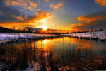 A cold sunset by JoInnovate