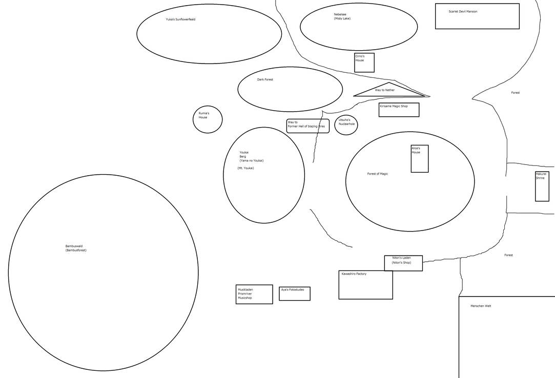 Map of Gensokyo by Kenshin-Kev-Kev on DeviantArt