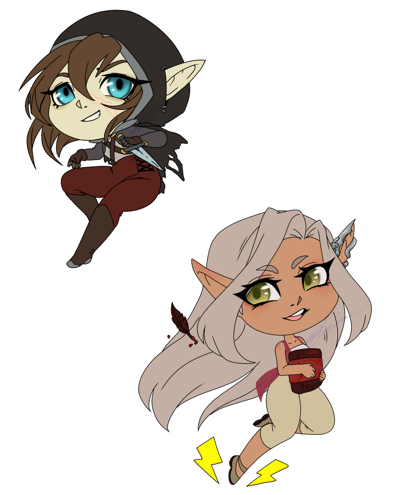 Dnd Rouge Chibi Commission : Chibi DND by Kitzu-Hunted on DeviantArt