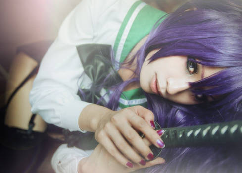 High School Of The Dead Saeko Busujima cosplay