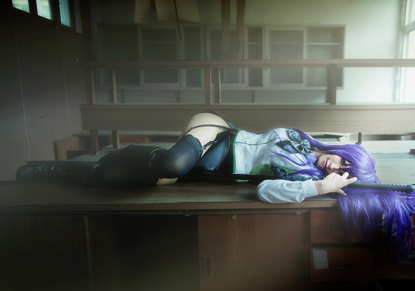 High School Of The Dead Saeko Busujima cosplay