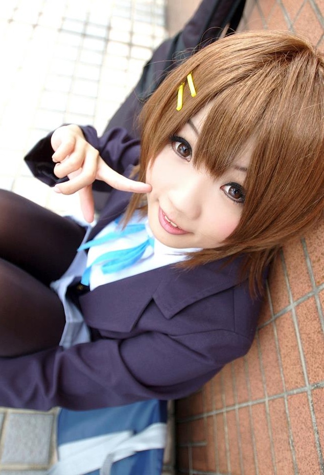 Portrait of yui hirasawa cosplay from k-on!