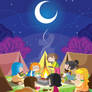 Camping Poster Vector Artwork