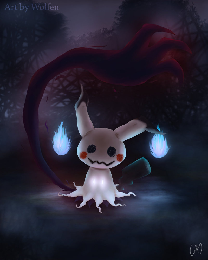 Mimikyu fanart by: Vinko Vinko.X - Illustrations ART street