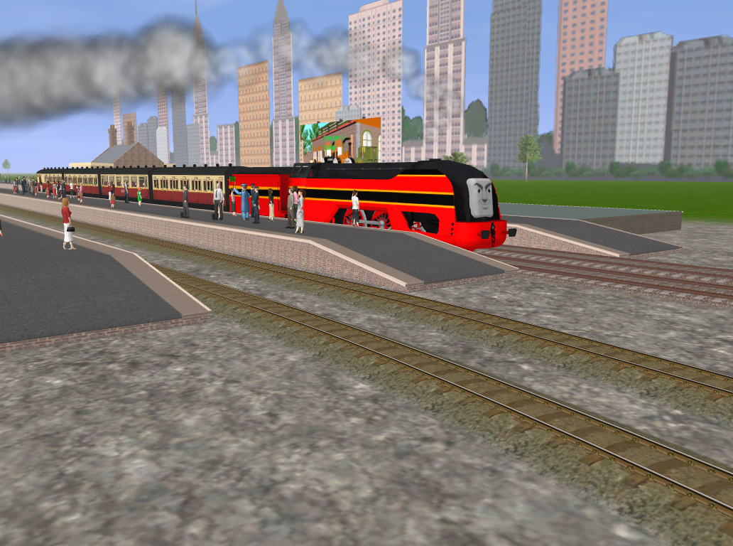 Axel Pulling a Passenger Train by KiernanJ on DeviantArt