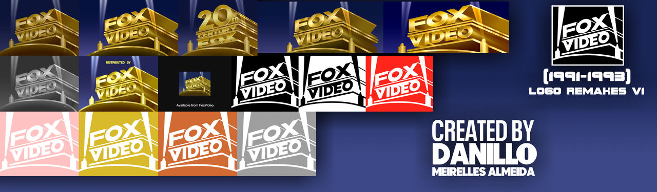Fox Video Deviantart Fox Video (1991-1993) remakes V1 by DanilloTheLogoMaker on DeviantArt