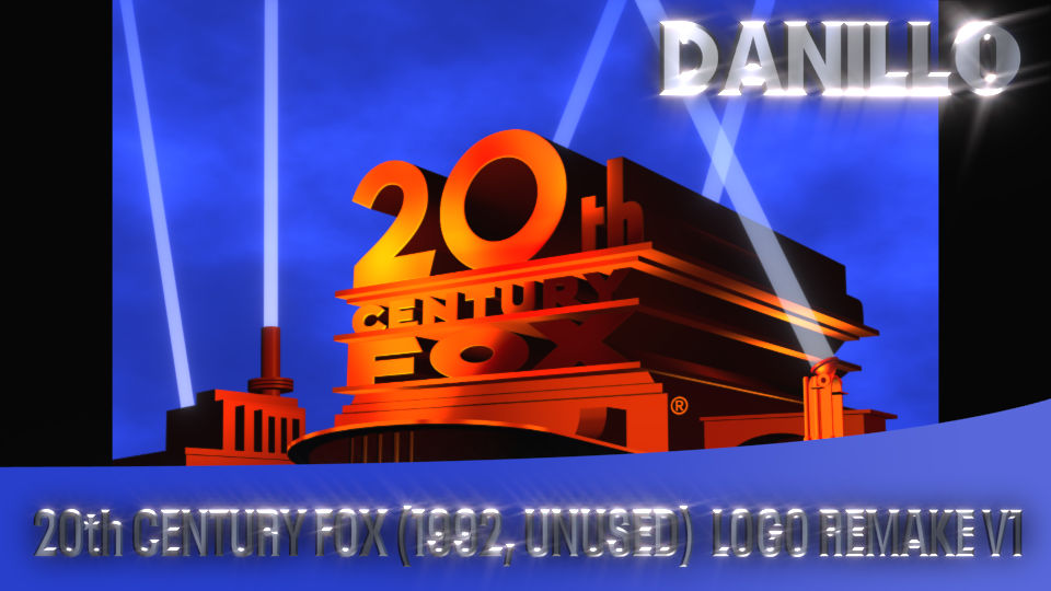 20th Century Fox (1992, Unused) logo remake V1 by DanilloTheLogoMaker