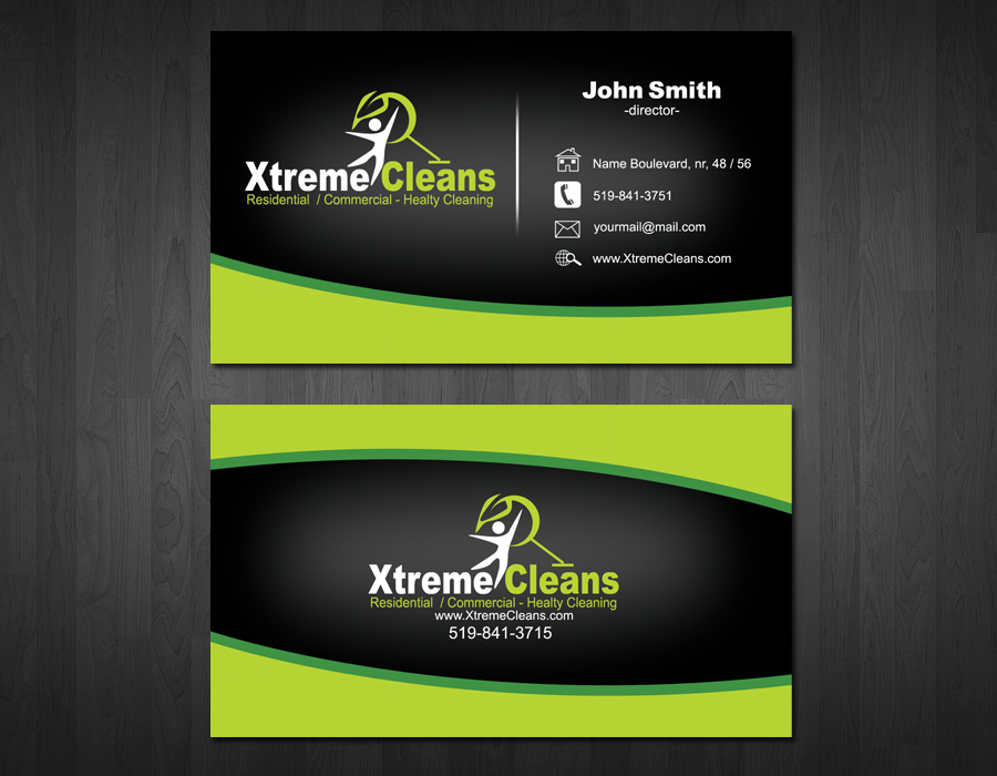 Extreme Cleans Business Card