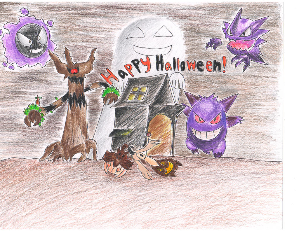 Pokemon Halloween Art