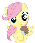 Fluttershy drinking a milkshake. by DrPancakees