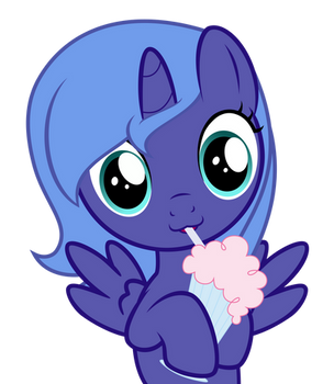 Princess Luna also loves milkshakes~