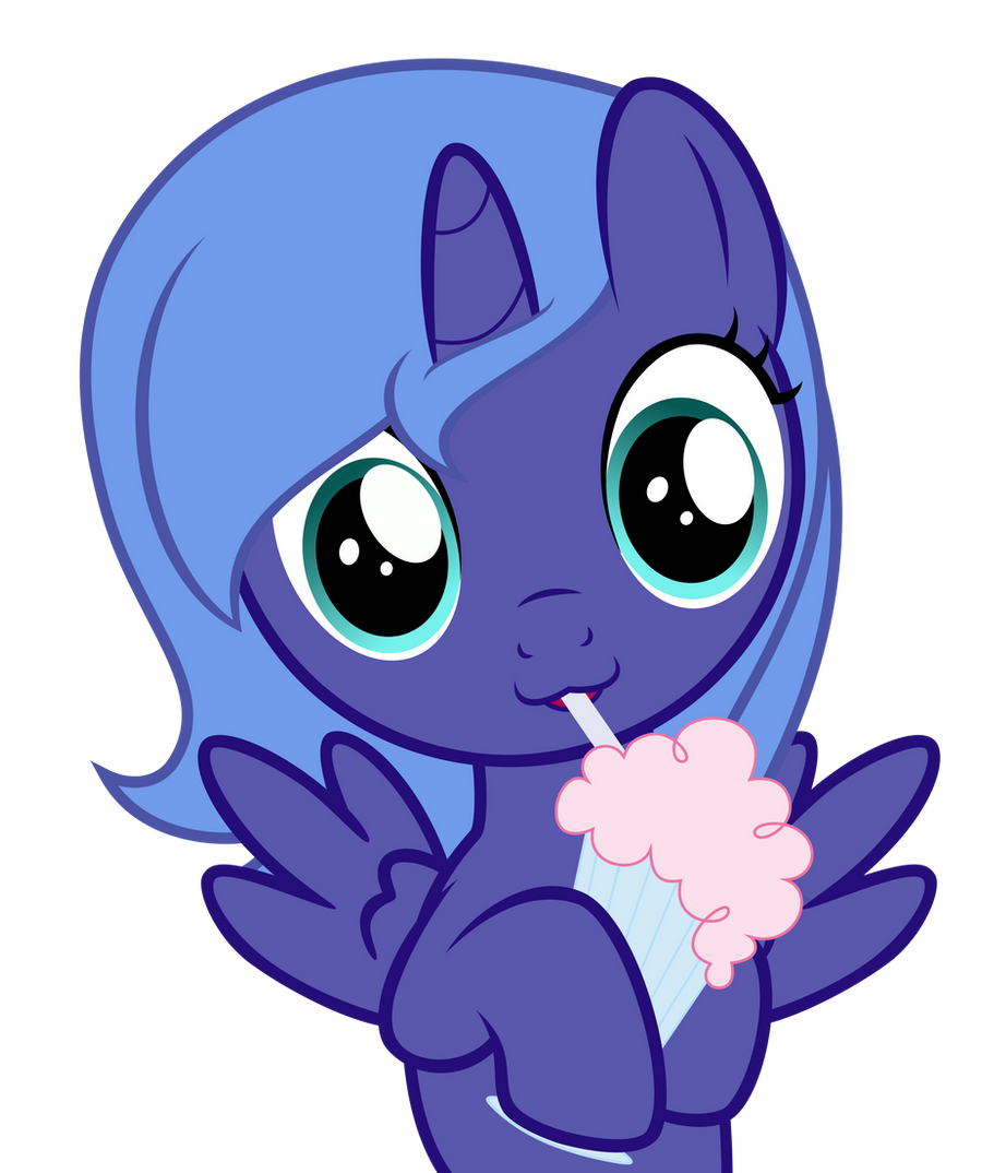 Princess Luna also loves milkshakes~
